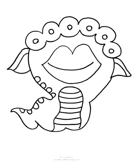 428x540 Cute Monster Coloring Pages Cute Monster Coloring Pages Monster