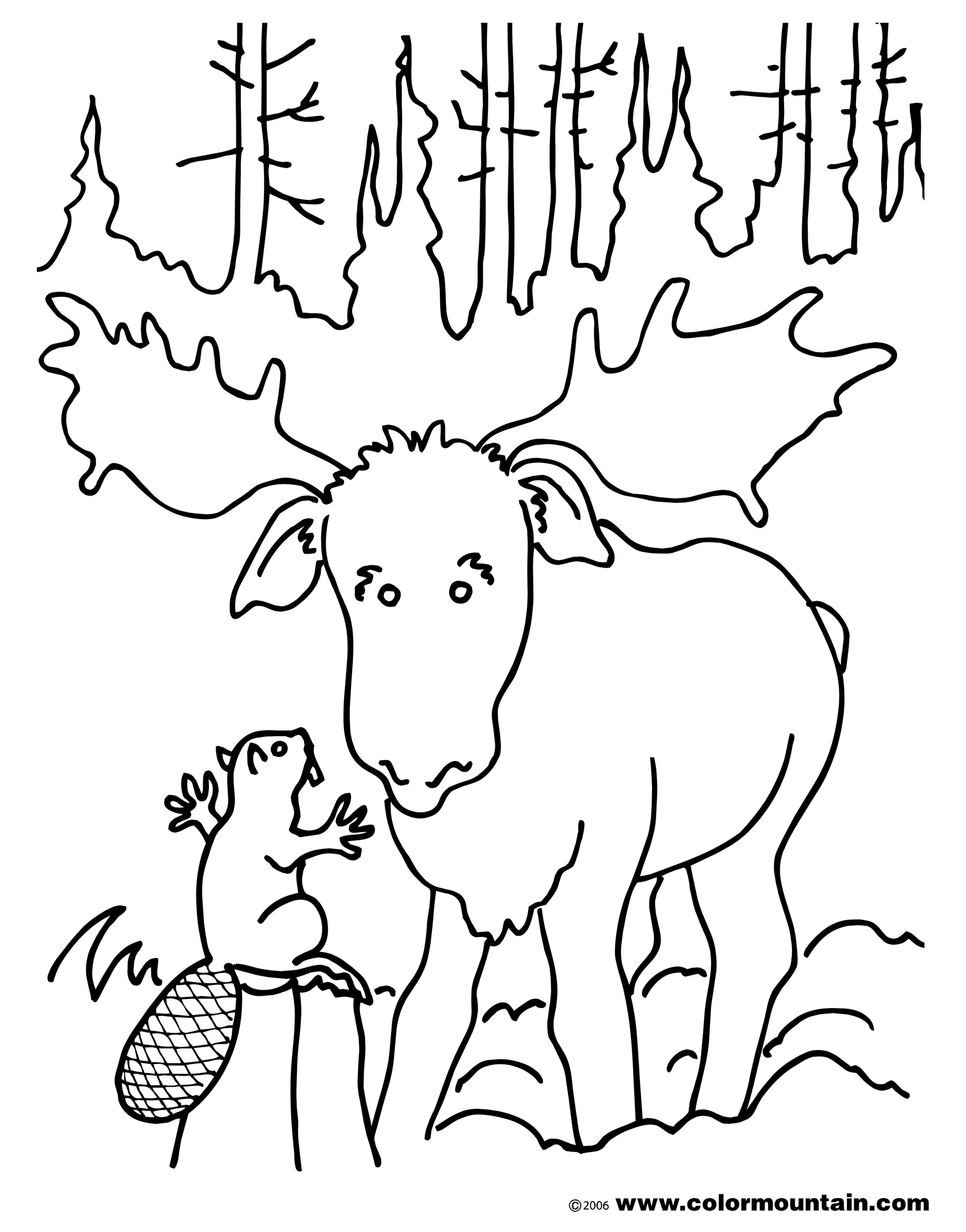 1800x2294 Moose Coloring Page With Wallpapers Full Hd Mayapurjacouture Com