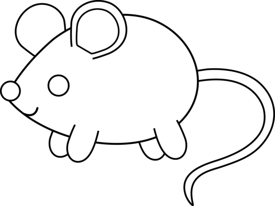 550x411 Cute Colorable Mouse