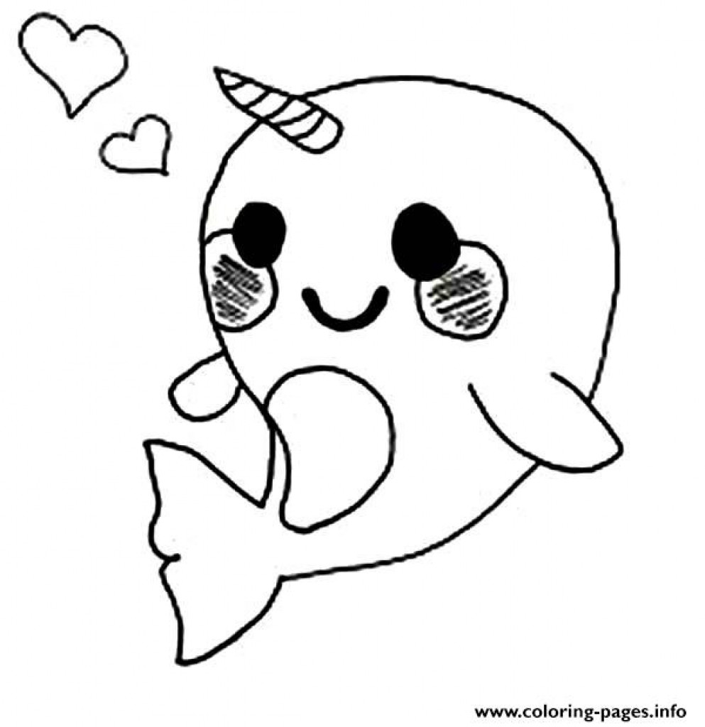Cute Baby Narwhal Coloring Page Pages Printable In Exceptional Acpra 993x1024 Cute Baby Narwhal Coloring Page Pages Printable In Exceptional Acpra