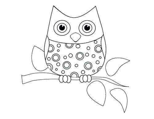 500x386 Baby Owl Coloring Pages Owl Color Pages Charming Cute Owl Coloring