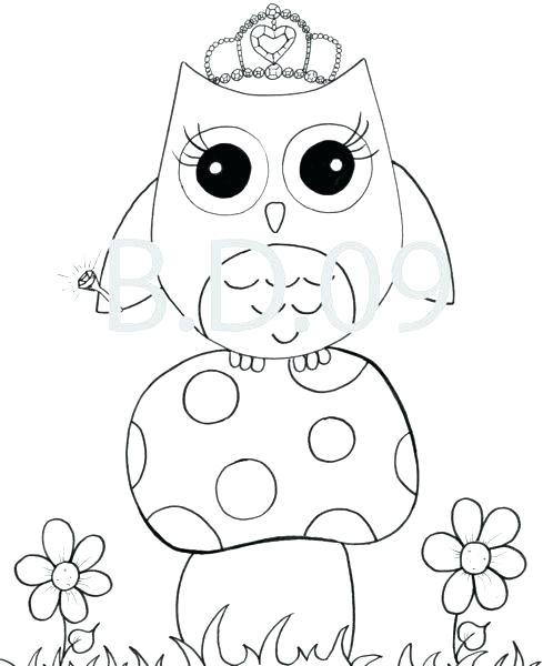 489x600 Baby Owl Coloring Pages Owls Coloring Pages Inspirational Cute Owl