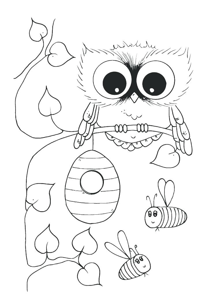 Owl Color Pages Cute Owl Coloring Pages Printable Coloring Image 700x1030 Owl Color Pages Cute Owl Coloring Pages Printable Coloring Image