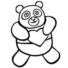 230x230 Top 25 Free Printable Cute Panda Bear Coloring Pages Online