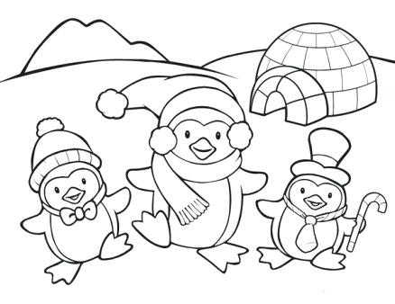 Cute Penguin Coloring Pages Cute Penguin Family Coloring Page Cute 438x338 Cute Penguin Coloring Pages Cute Penguin Family Coloring Page Cute