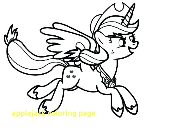 Pony Coloring Applejack Coloring Page With Printable My Little 600x441 Pony Coloring Applejack Coloring Page With Printable My Little