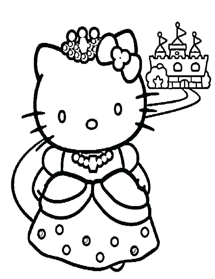 Cute Princess Coloring Pages
