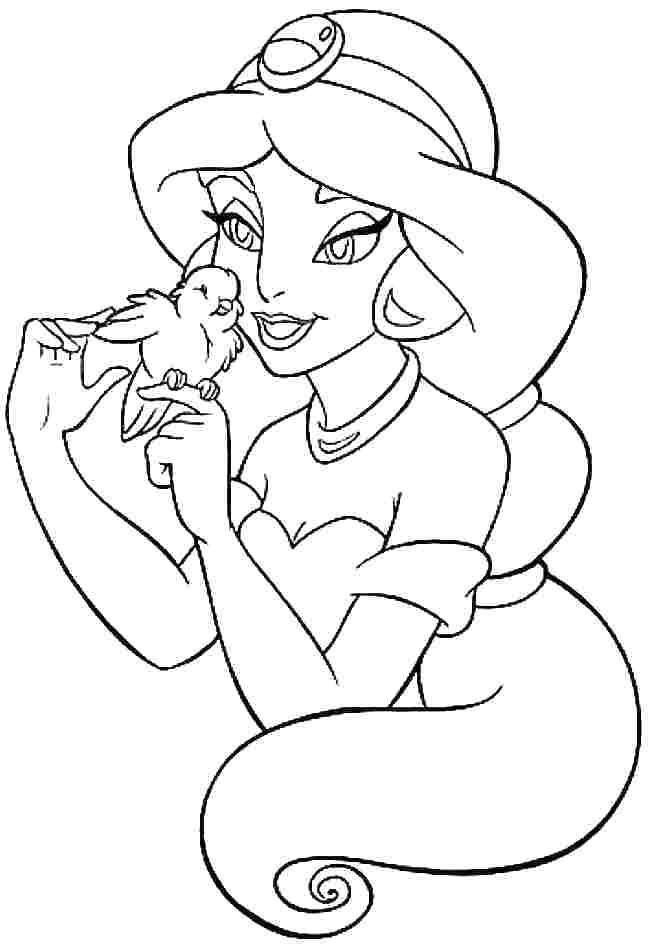 648x946 Princess Coloring Pages Print Out