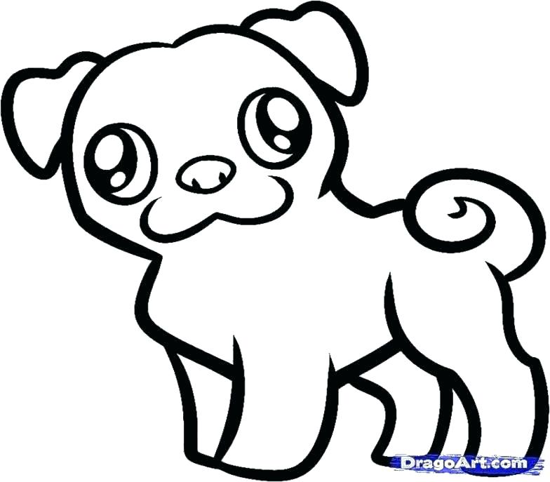 Cute Pug Coloring Pages at GetColorings.com | Free printable colorings ...