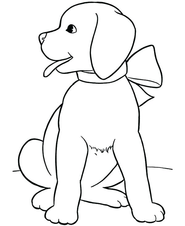 Easy Puppy Drawings How To Draw A Dog Simple Easy Drawing Puppy 600x734 Easy Puppy Drawings How To Draw A Dog Simple Easy Drawing Puppy