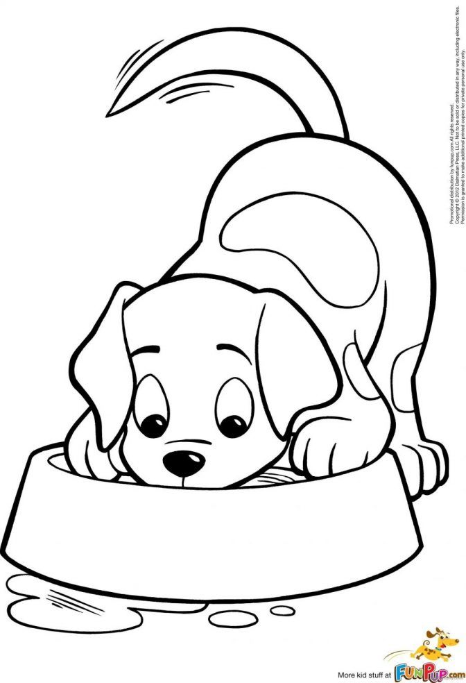 Cute Puppy Coloring Pages To Print
