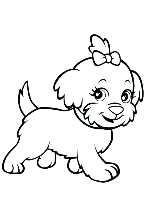 618x851 Cute Puppy Coloring Pages Free Printable Cute Puppy Coloring Pages
