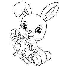 230x230 Top 15 Free Printable Bunny Coloring Pages Online