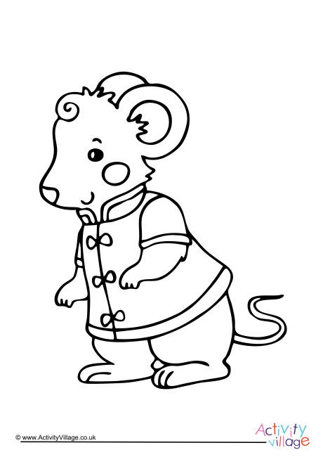 Cute Rat Coloring Pages at GetColorings.com | Free printable colorings ...