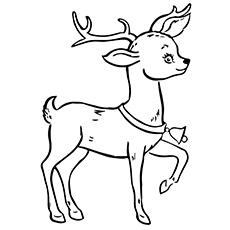 230x230 Top 20 Free Printable Reindeer Coloring Pages Online