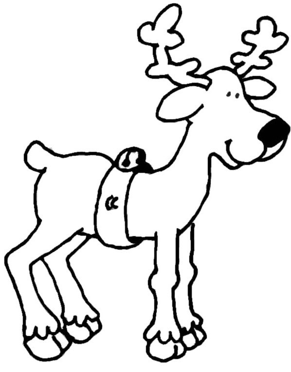 Cute Rudolph Coloring Pages at GetColorings.com | Free printable