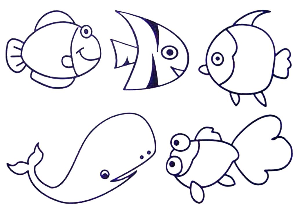 1024x748 Ocean Animal Coloring Pages Sea Animal Coloring Pages With Sea