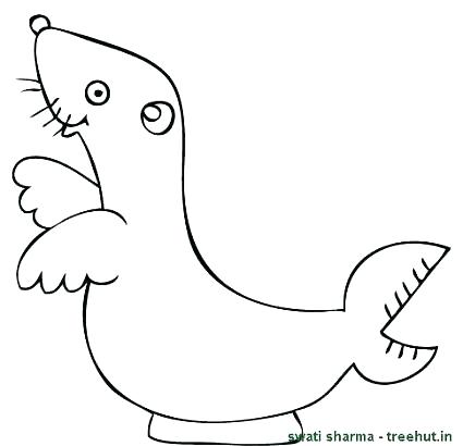 425x410 Seal Coloring Pages Pretty Seal Coloring Pages Best Of Printable