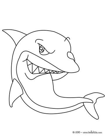 364x470 Color This Picture Cute Shark Coloring Page With The Colors