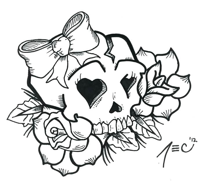718x640 Girly Coloring Pages Girly Coloring Pages Girly Sugar Skull