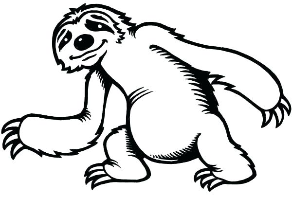 Cute Sloth Coloring Pages at GetColorings.com | Free printable ...