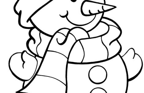 Cute Christmas Snowman Coloring Pages Just Colorings 469x304 Cute Christmas Snowman Coloring Pages Just Colorings