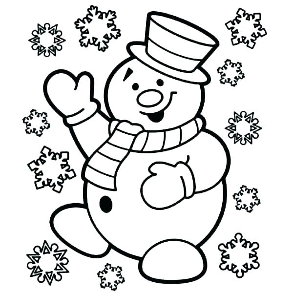 Cute Snowman Coloring Pages at GetColorings.com | Free printable ...