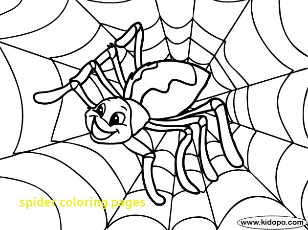 Jumpin Cute Spider Coloring Book 630x470 Jumpin Cute Spider Coloring Book