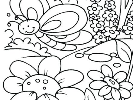 440x330 Spring Coloring Pages Printable For Adults The Will Love This Free