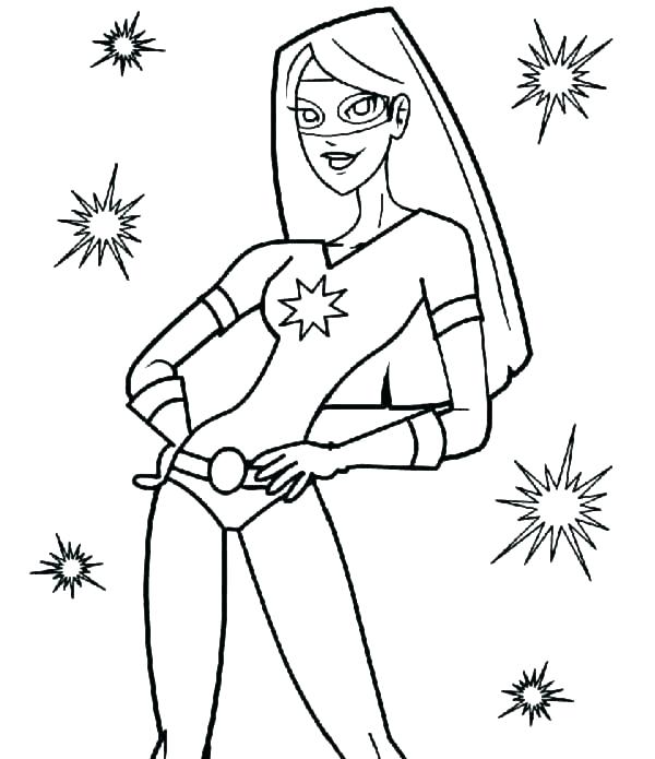 600x695 Super Heroes Coloring Pages Super Hero Coloring Sheet Printable