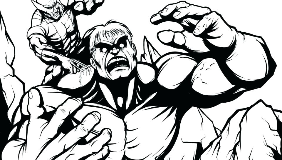 960x544 Wolverine Color Pages Free Printable Superhero Coloring Pages