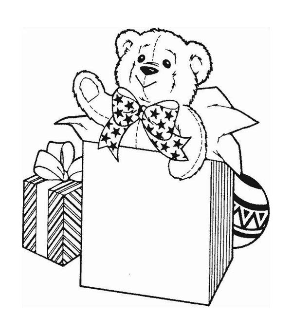 Cute Teddy Bear Coloring Pages