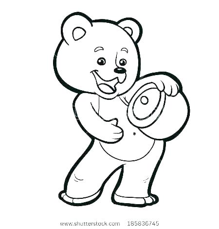 Teddy Bear Coloring Page This Coloring Page For Kids Features 450x470 Teddy Bear Coloring Page This Coloring Page For Kids Features