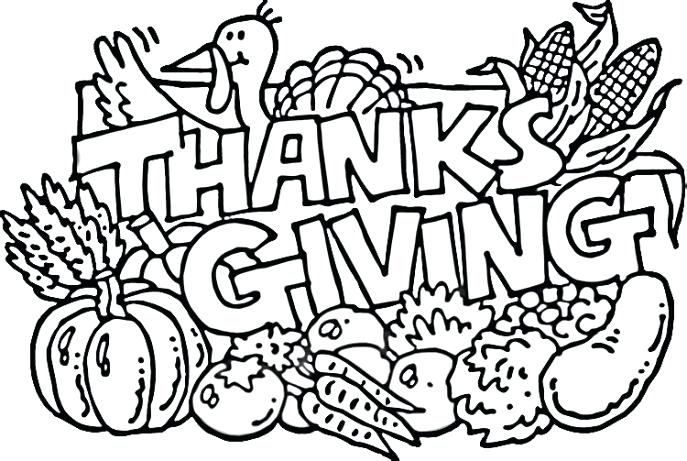 687x461 Good Thanksgiving Coloring Pages Pdf Or Doodle Coloring Page 13