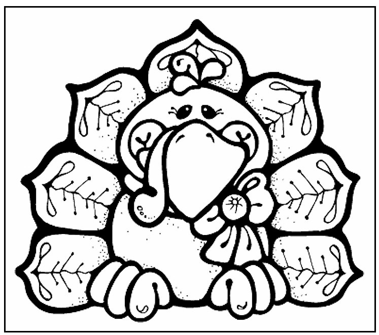 747x660 Best Thanksgiving Coloring Pages Free 5308 Printable