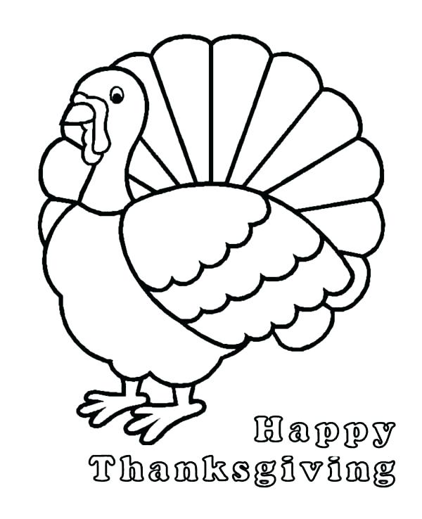 Preschool Thanksgiving Turkey Coloring Pages Kids Coloring Cute 600x738 Preschool Thanksgiving Turkey Coloring Pages Kids Coloring Cute
