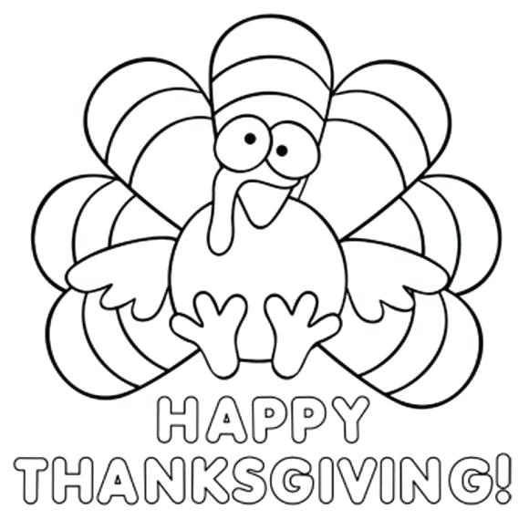 Coloring Page Of Turkey Funny Thanksgiving Coloring Pages Free 580x581 Coloring Page Of Turkey Funny Thanksgiving Coloring Pages Free