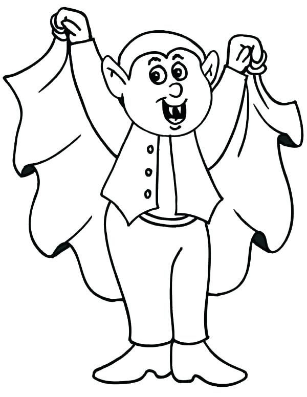Printable Vampire Coloring Pages For Kids Scary Vampire Coloring 600x776 Printable Vampire Coloring Pages For Kids Scary Vampire Coloring