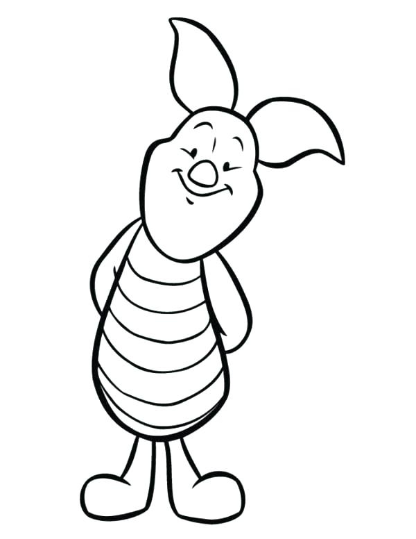 600x776 Piglet Coloring Pages Cute Winnie The Pooh Coloring Pages Piglet