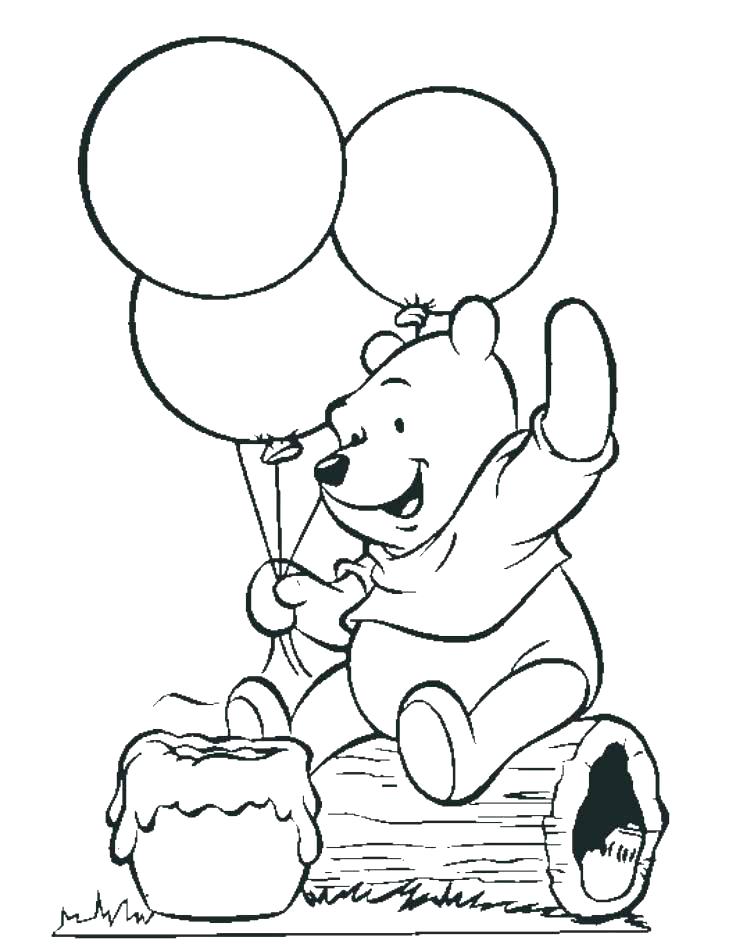 736x944 Winnie The Pooh Coloring Book As Well As Cute The Pooh Coloring