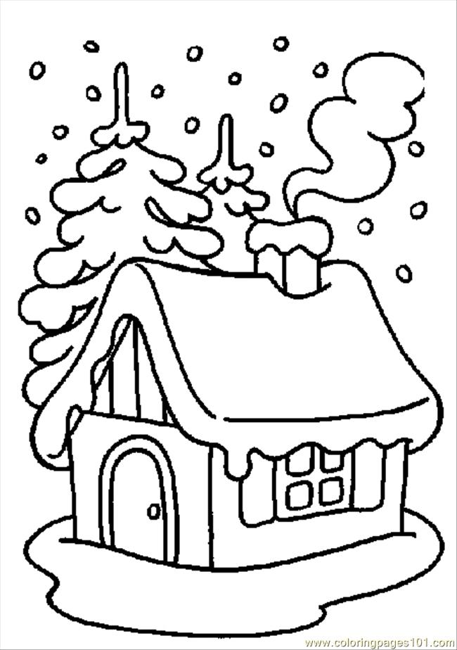650x924 Winter Coloring Pages Printable Coloring Page Winter
