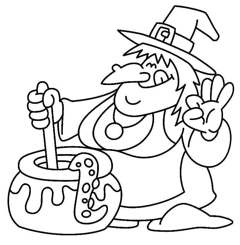 Cute Witch Colouring Pages Witches Coloring Happy Rides Broom 818x833 Cute Witch Colouring Pages Witches Coloring Happy Rides Broom