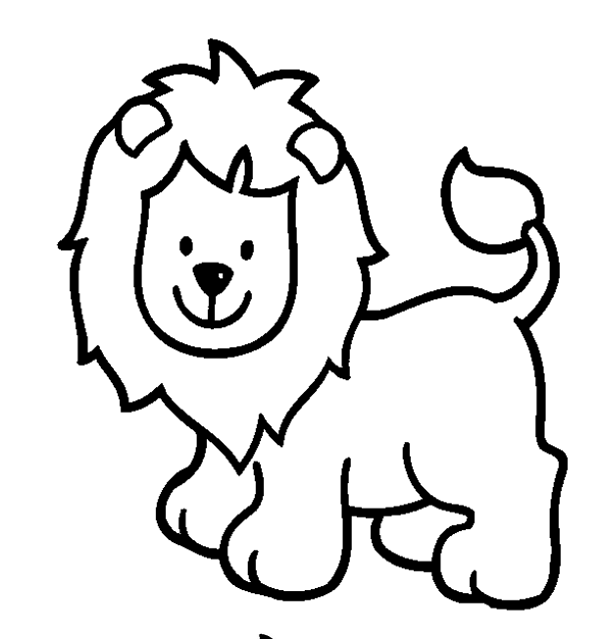 Cute Wild Animals Coloring Pages Best 600x639 Cute Wild Animals Coloring Pages Best