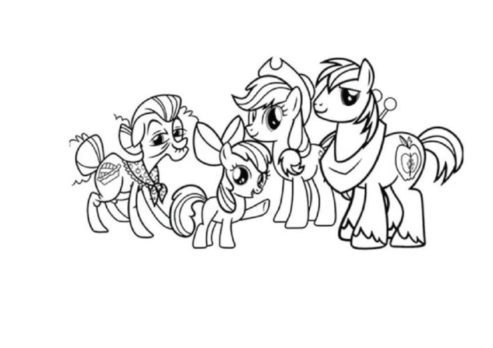 Cutie Mark Crusaders Coloring Pages