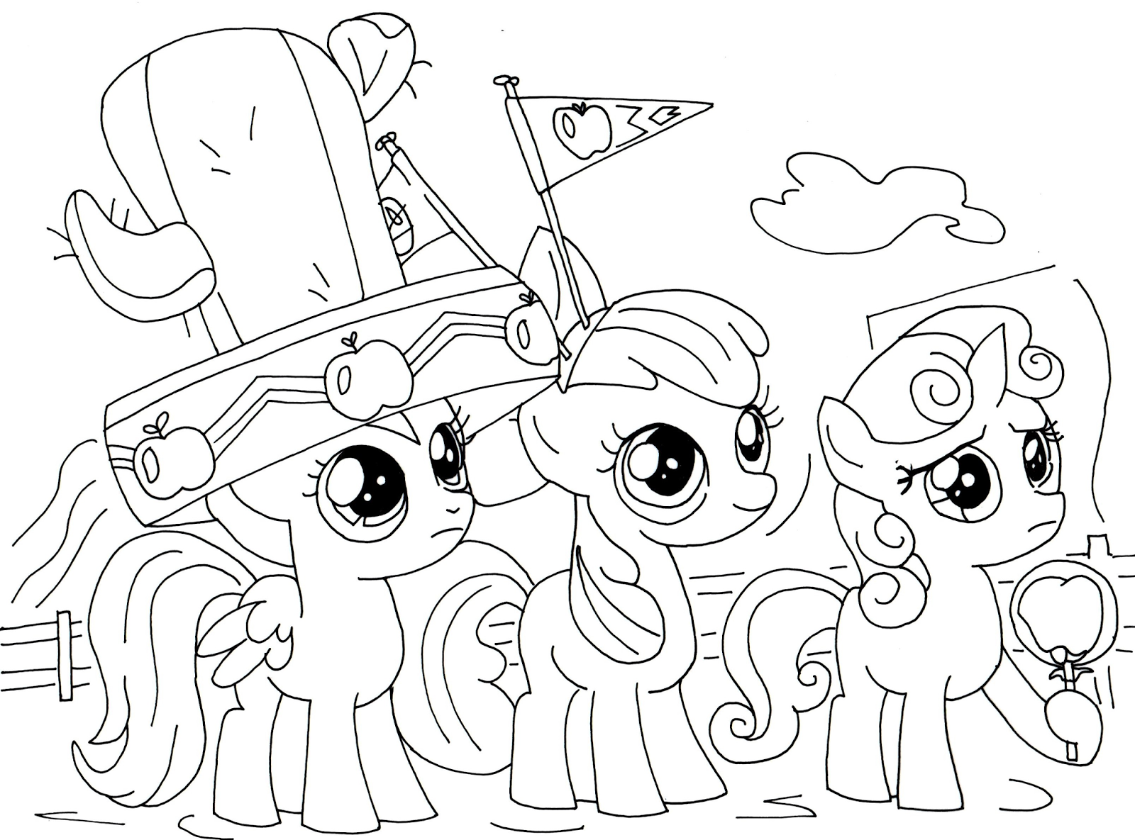 1600x1185 Free Printable My Little Pony Coloring Pages