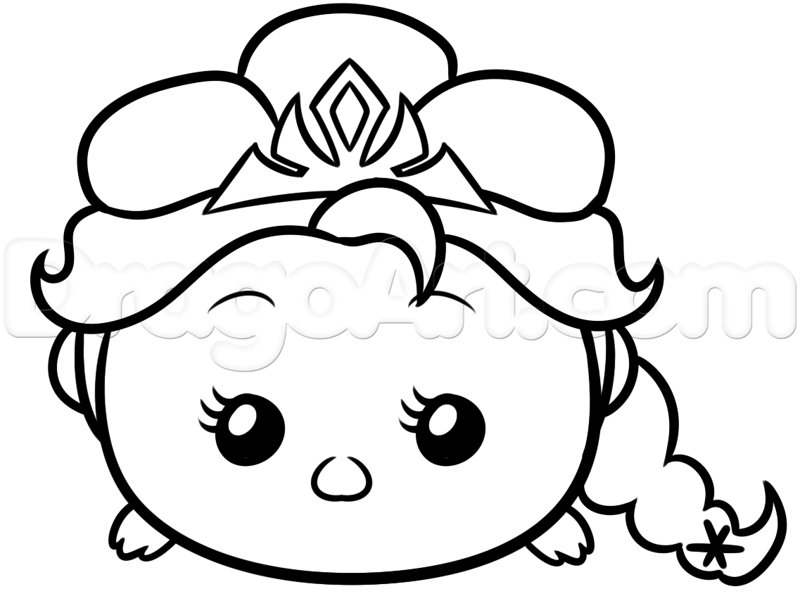 1137x864 Disney Cuties Coloring Pages Tsum Greece Draw With Kids