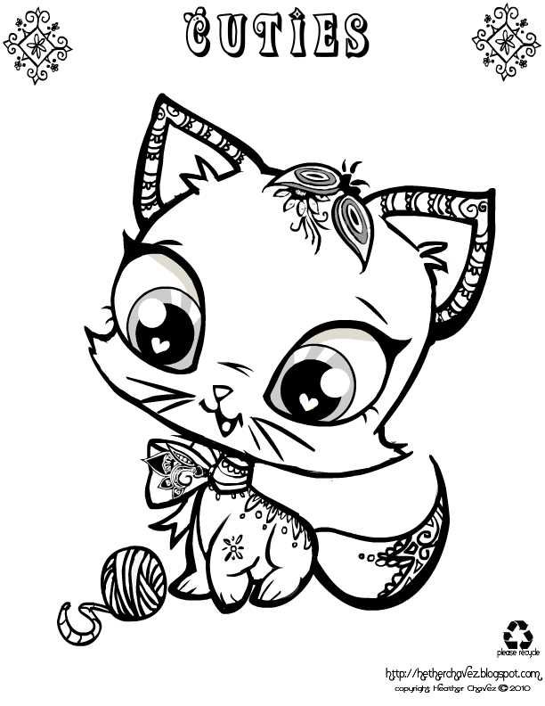 612x792 Cuties Alphabet Coloring Pages
