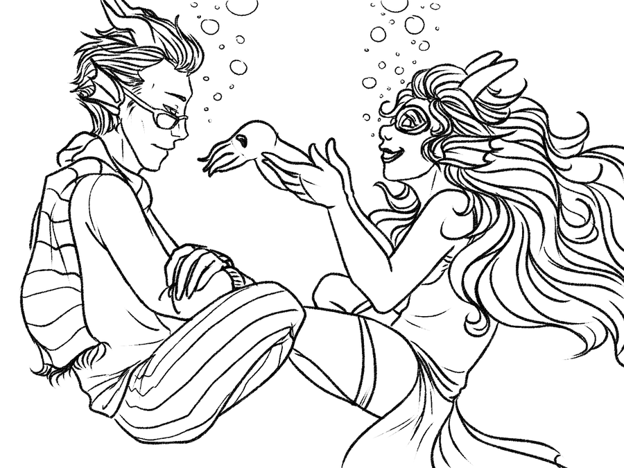 Homestuck Cuttlefish Cuddles By Nancystagerat 900x675 Homestuck Cuttlefish Cuddles By Nancystagerat