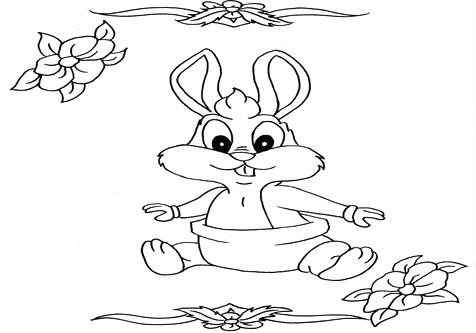Bugs Bunny Coloring Pages 476x333 Bugs Bunny Coloring Pages
