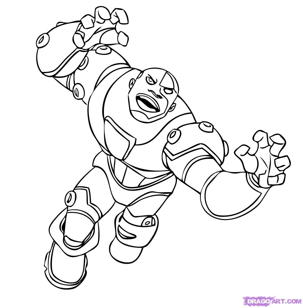 Cyborg Coloring Pages at GetColorings.com | Free printable colorings ...